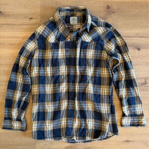 Ascend Blue and Tan flannel